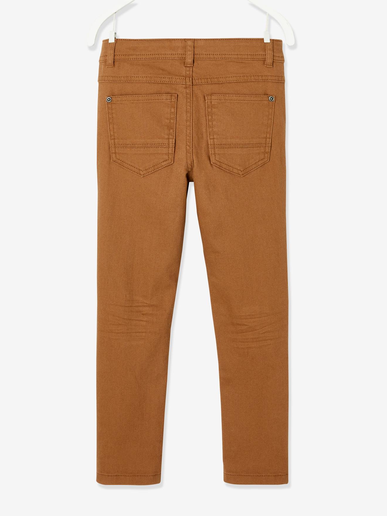 Relaxed Fit Twill Pants - Brown - Kids | H&M US